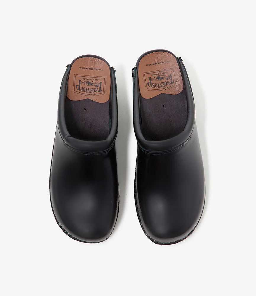 'Monet' Clog – Black Leather - Image 6