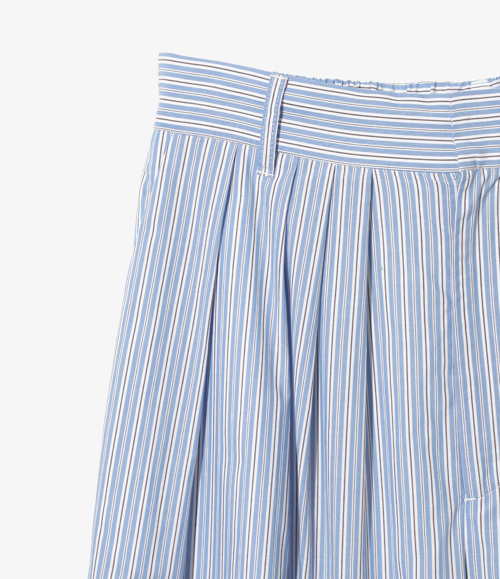 Tucked Balloon Pant – Blue Stripe - Image 2