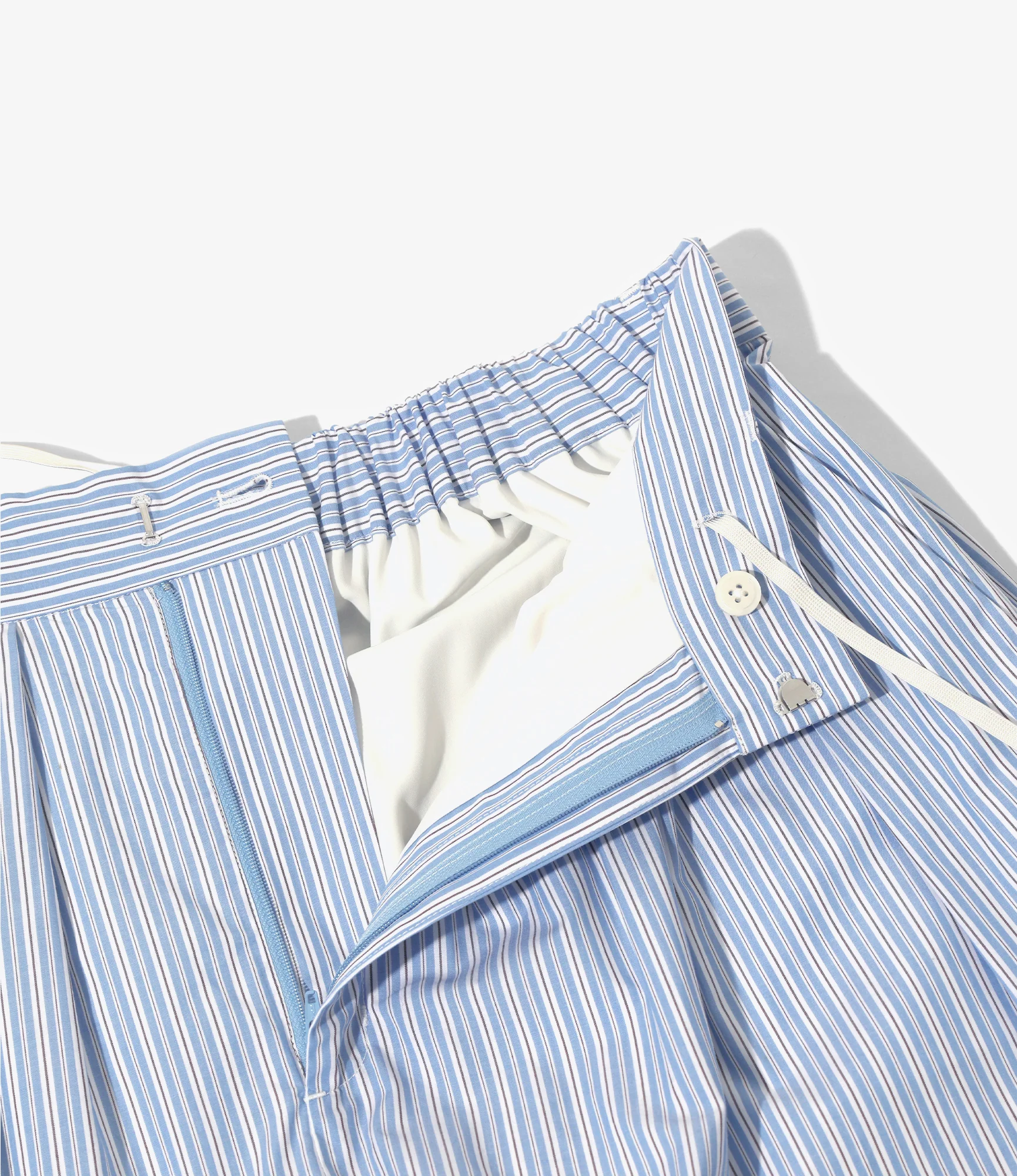 Tucked Balloon Pant – Blue Stripe - Image 3