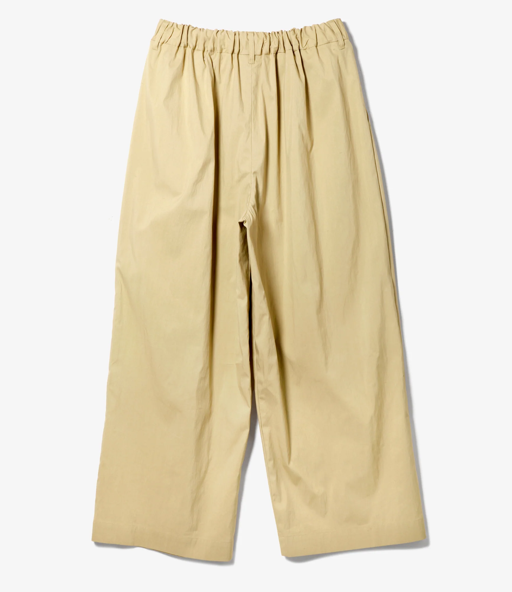 Tucked Balloon Pant – Khaki Oxford Cloth - Image 3