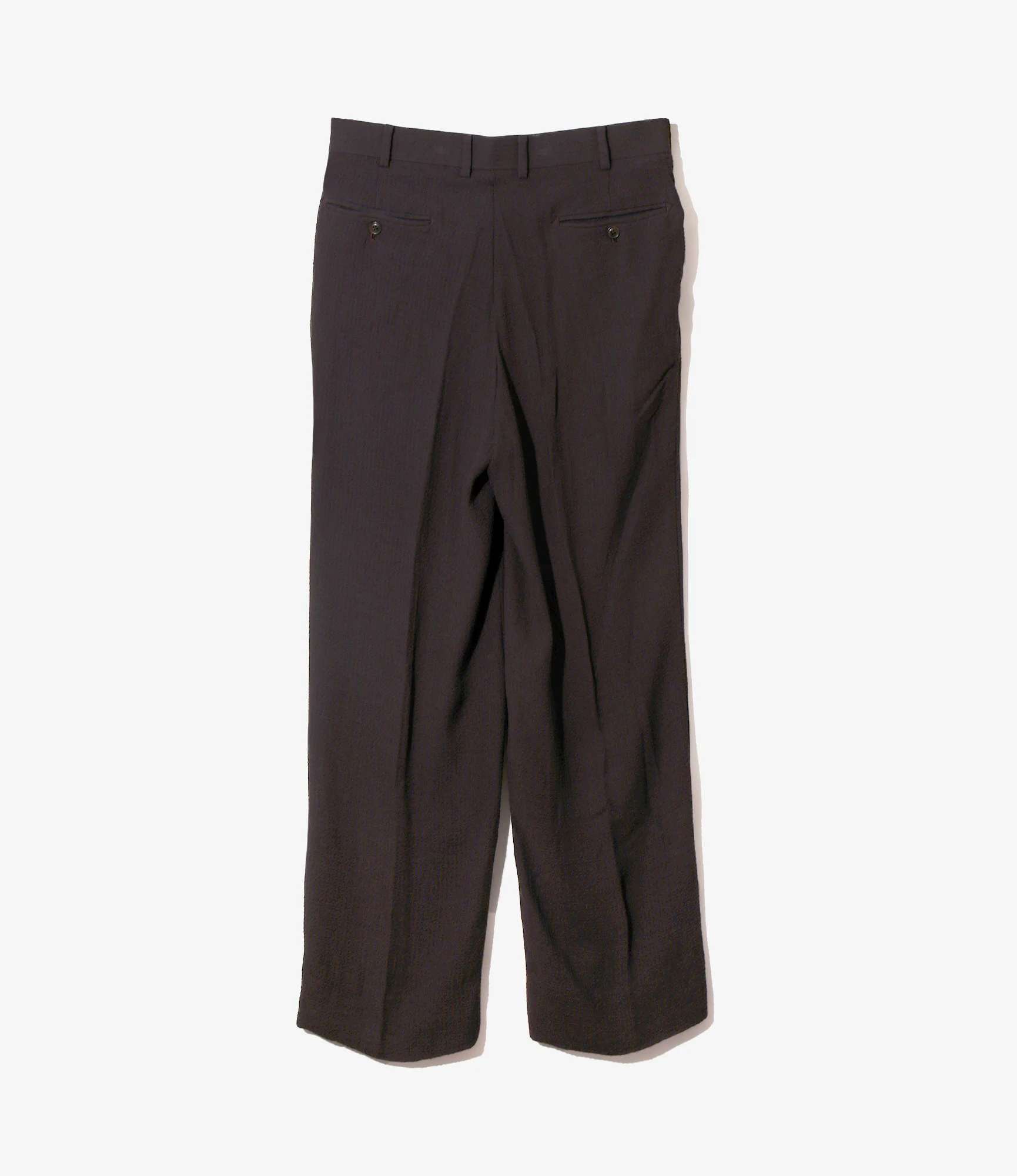 Two-Tuck Trouser – Brown Striped Kersey - Image 2