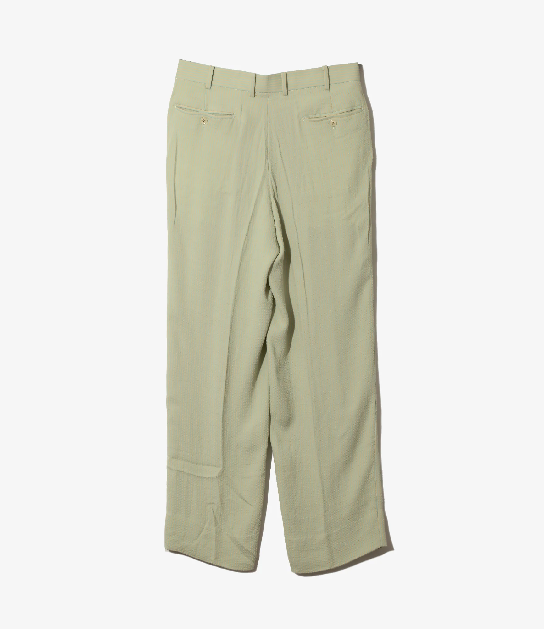Two-Tuck Trouser – Ecru Striped Kersey - Image 2