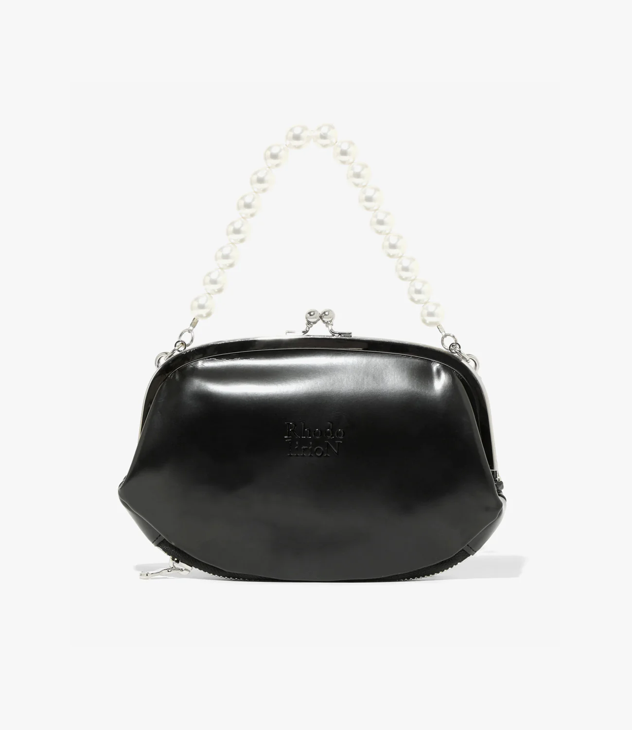 Two-Way Gamaguchi Bag – Black