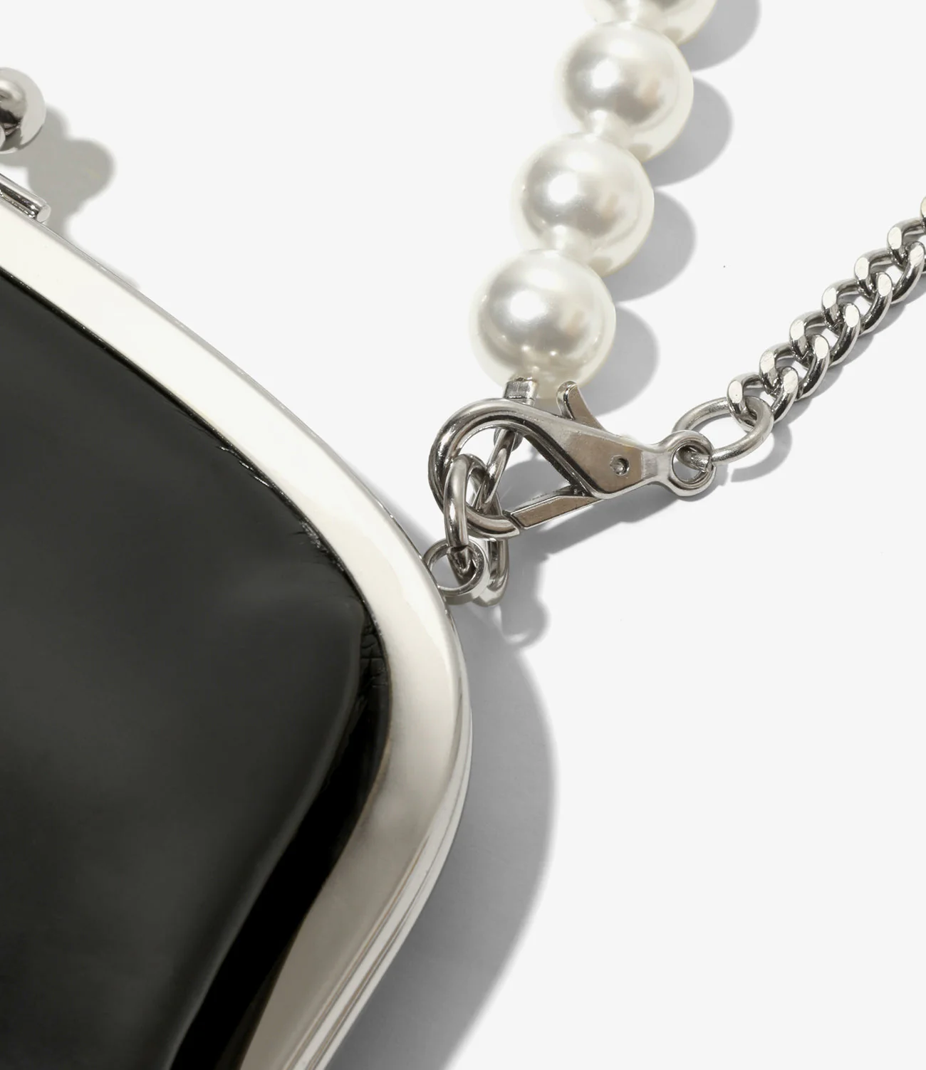 Two-Way Gamaguchi Bag – Black - Image 5
