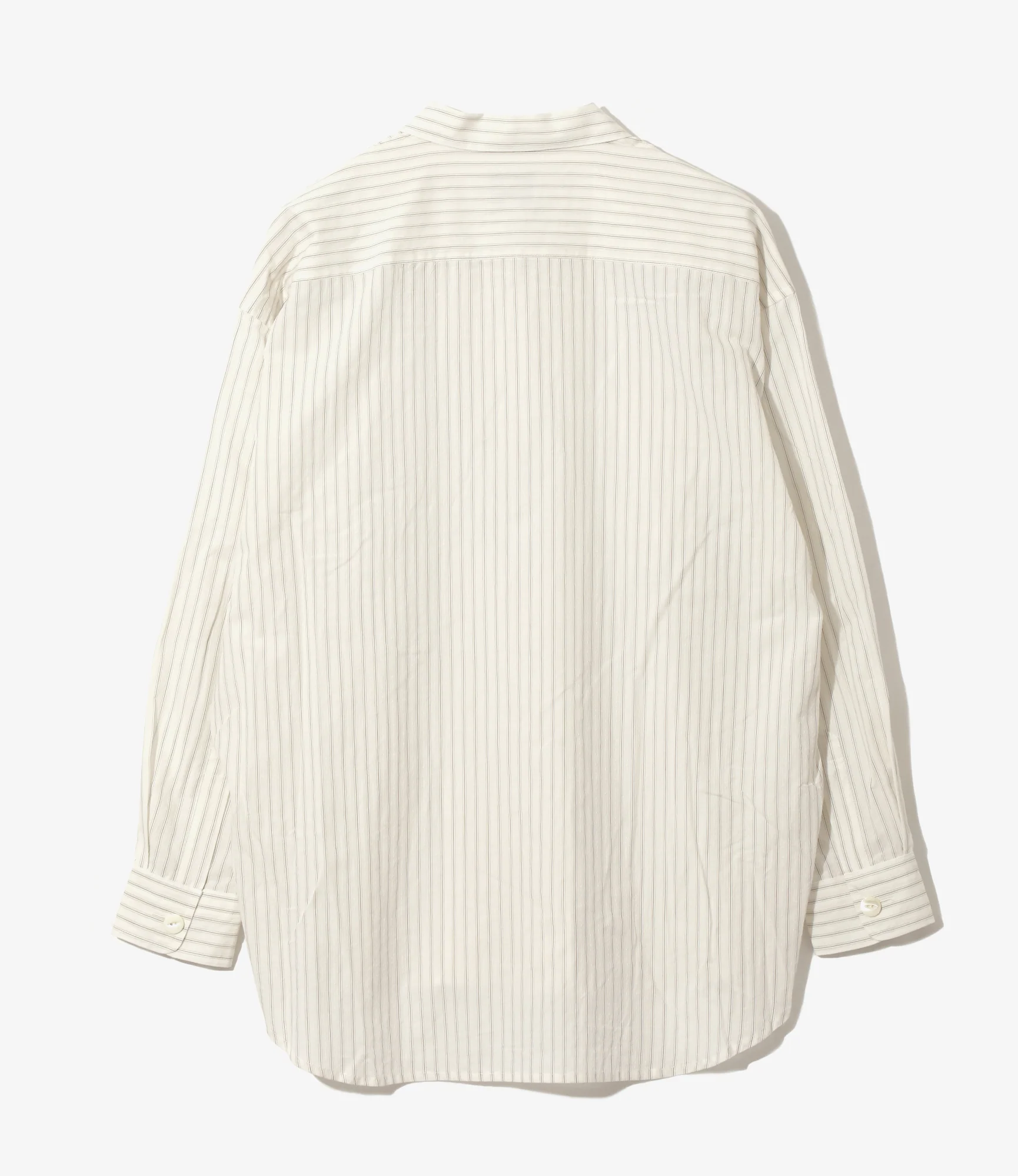 Uncon Shirt – White/Brown Striped Dobby - Image 2