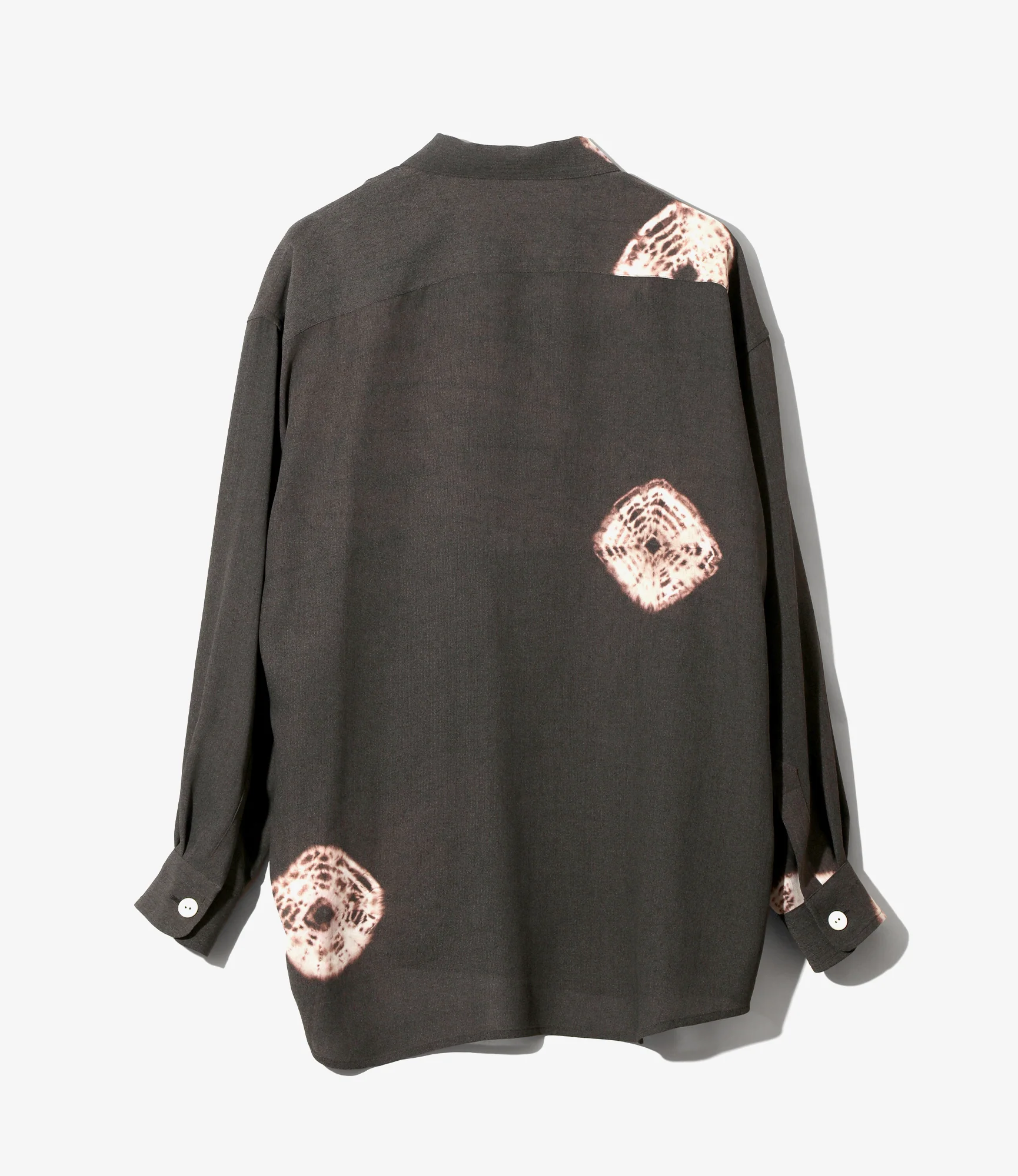 Uncon Shirt – Brown Tie-Dye Crepe - Image 2