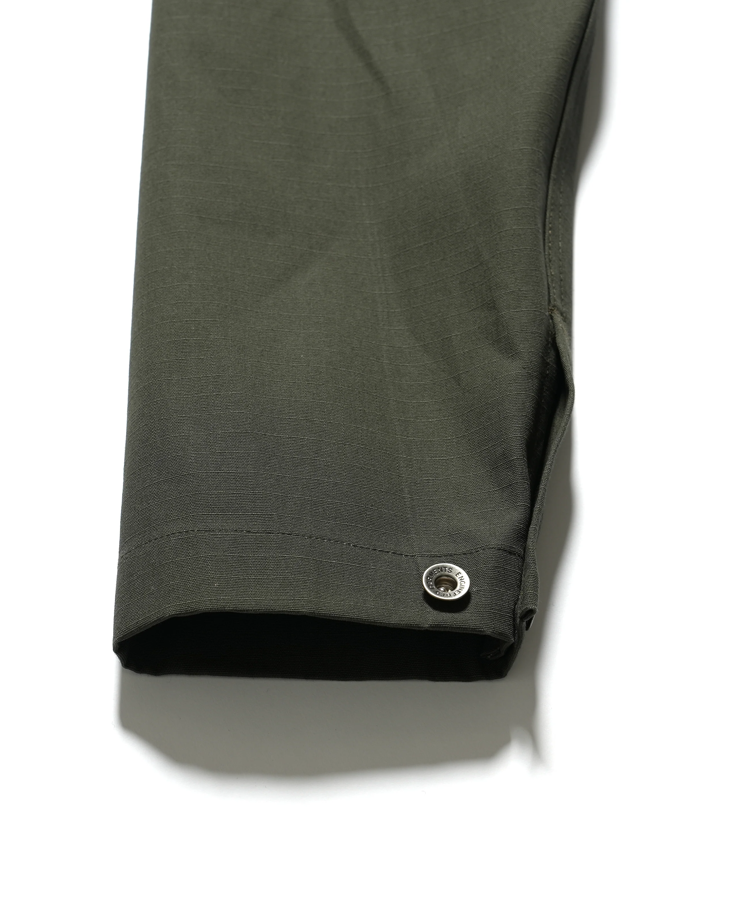 Utility Jacket - Olive Heavy Ripstop Cotton - Image 4