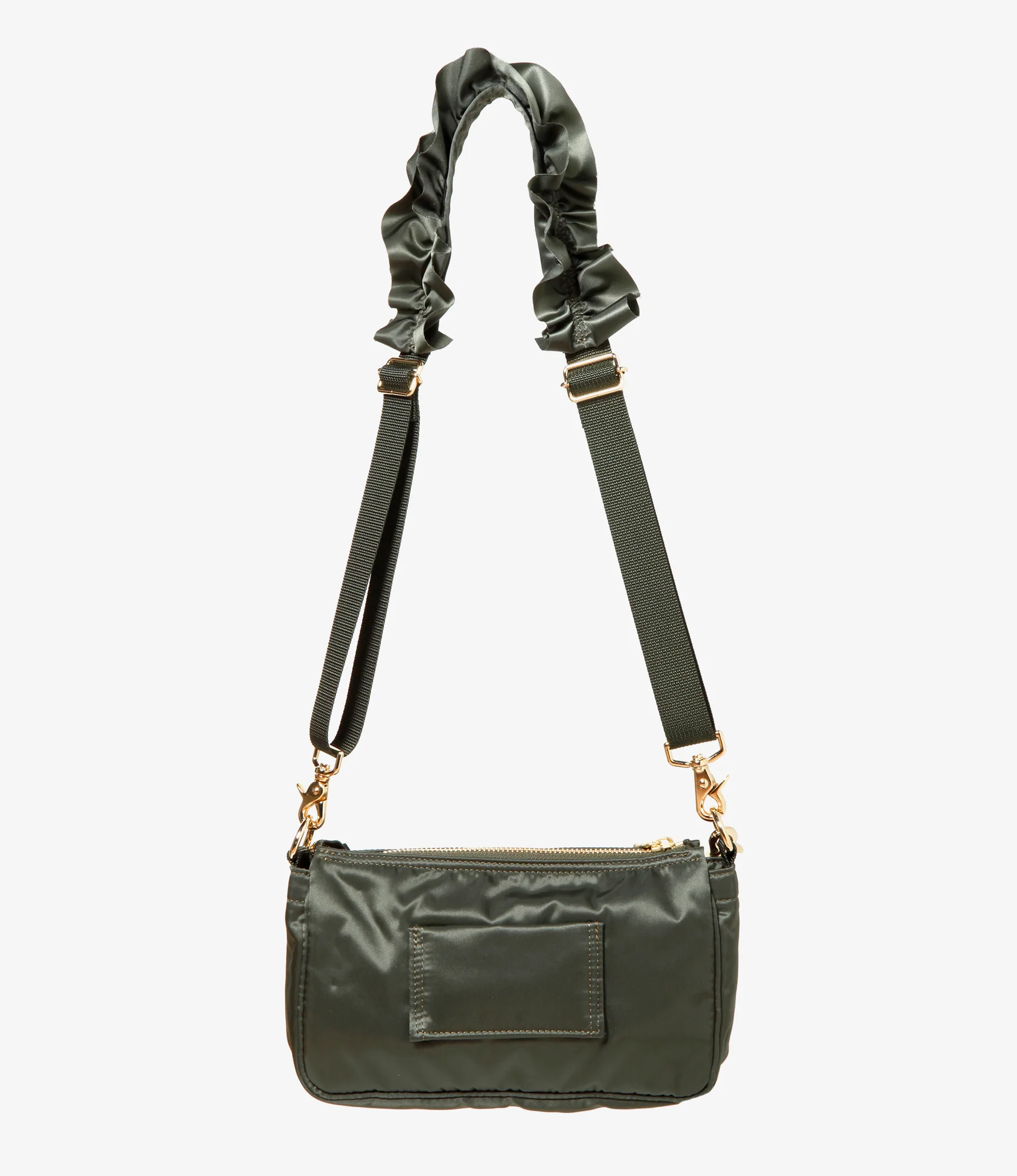 Variation Pochette – Olive Satin - Image 2
