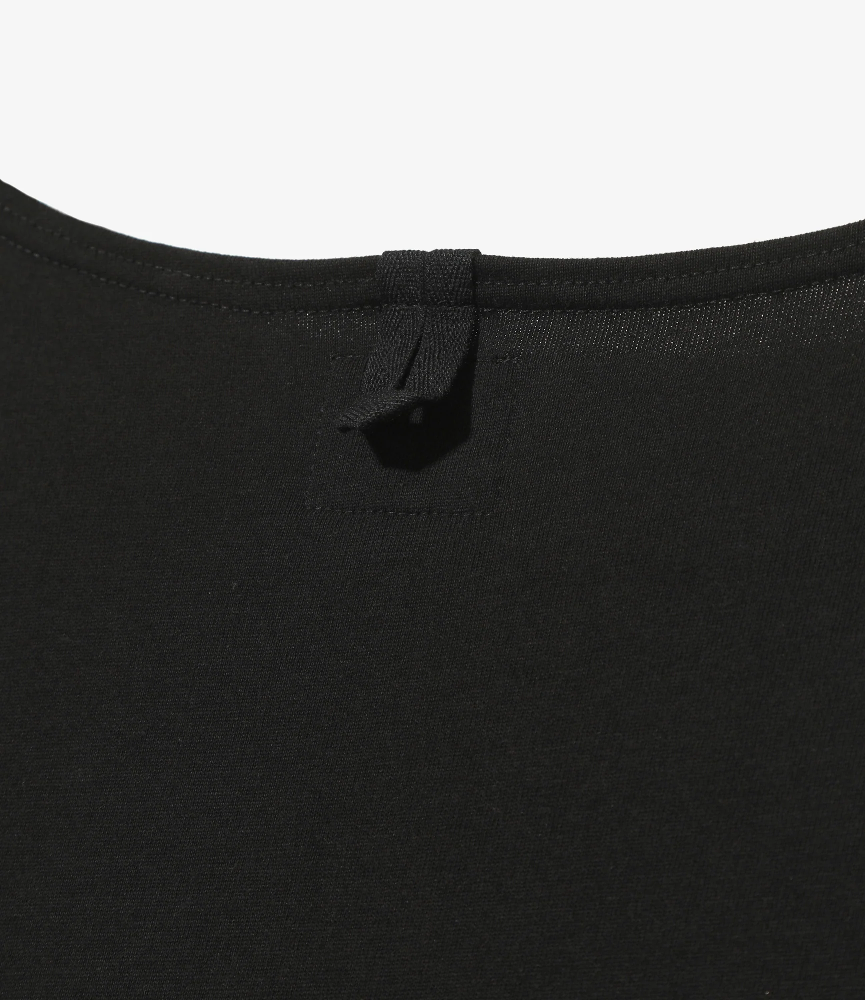 Fisherman Boat Neck Snap Shoulder Shirt – Black/Metallic Stripe - Image 7