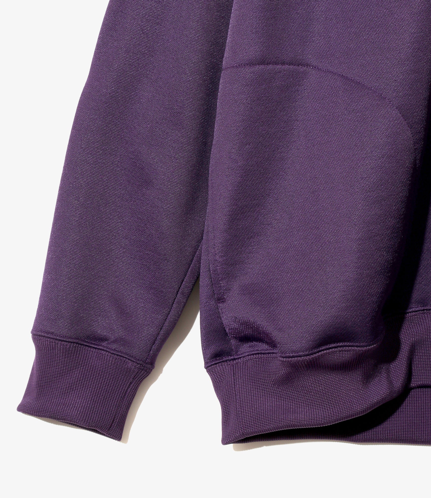 Zipped Hoodie – Purple Jersey - Image 3
